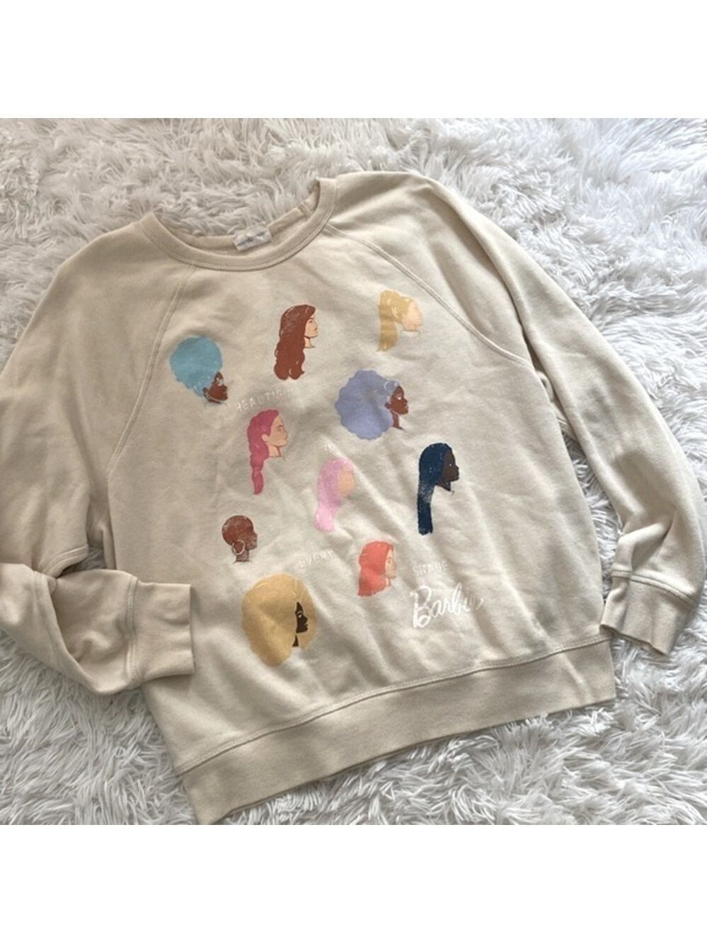 Barbie rare beautiful in every shade sweatshirt